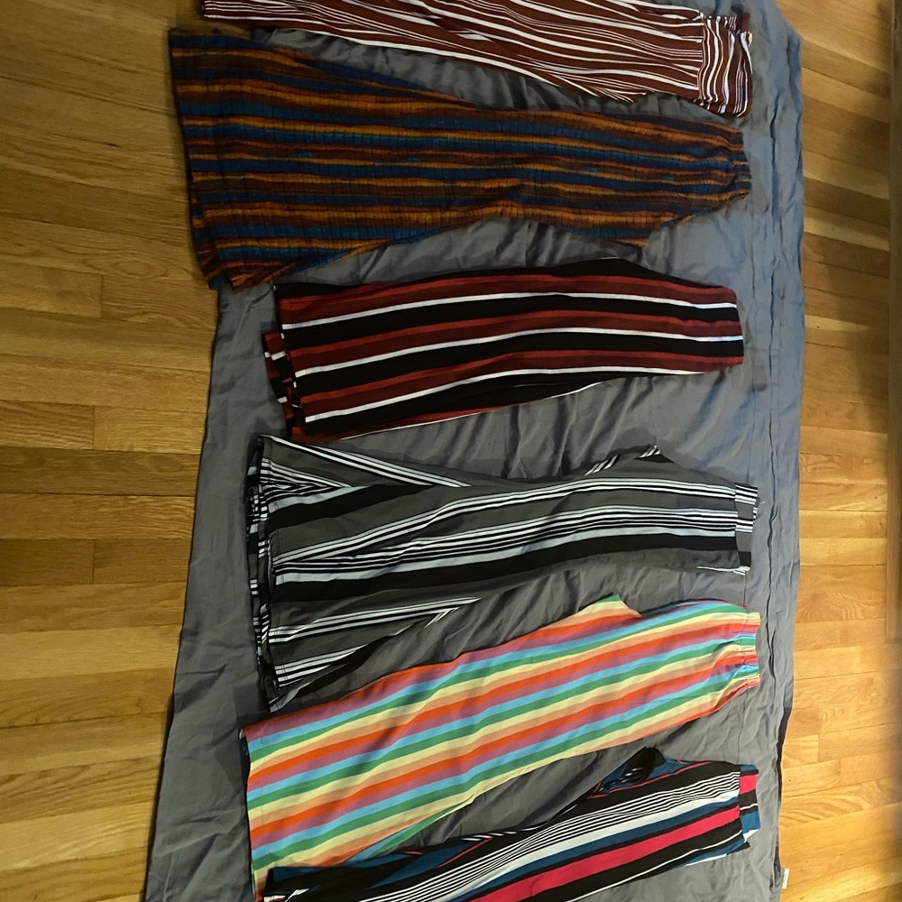 6 pair of cute stretchy pants